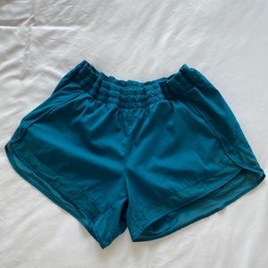 Athleta Teal Running Shorts